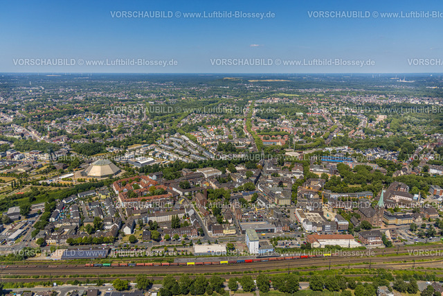 Oberhausen230705489 | Luftbild, Ortsansicht Osterfeld, Gartendom, Osterfeld, Oberhausen, Ruhrgebiet, Nordrhein-Westfalen, Deutschland