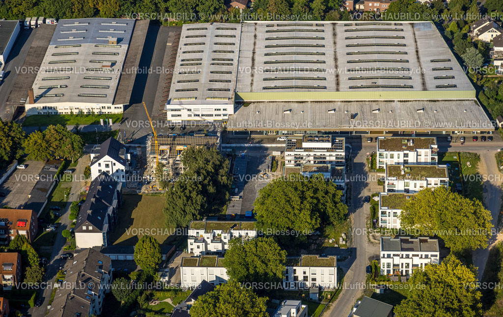 Soest230806302 | Luftbild, Wohnsiedlung Clevische Straße mit Baustelle und Neubau, Logistik-Halle, Soest, Soester Börde,Nordrhein-Westfalen, Deutschland