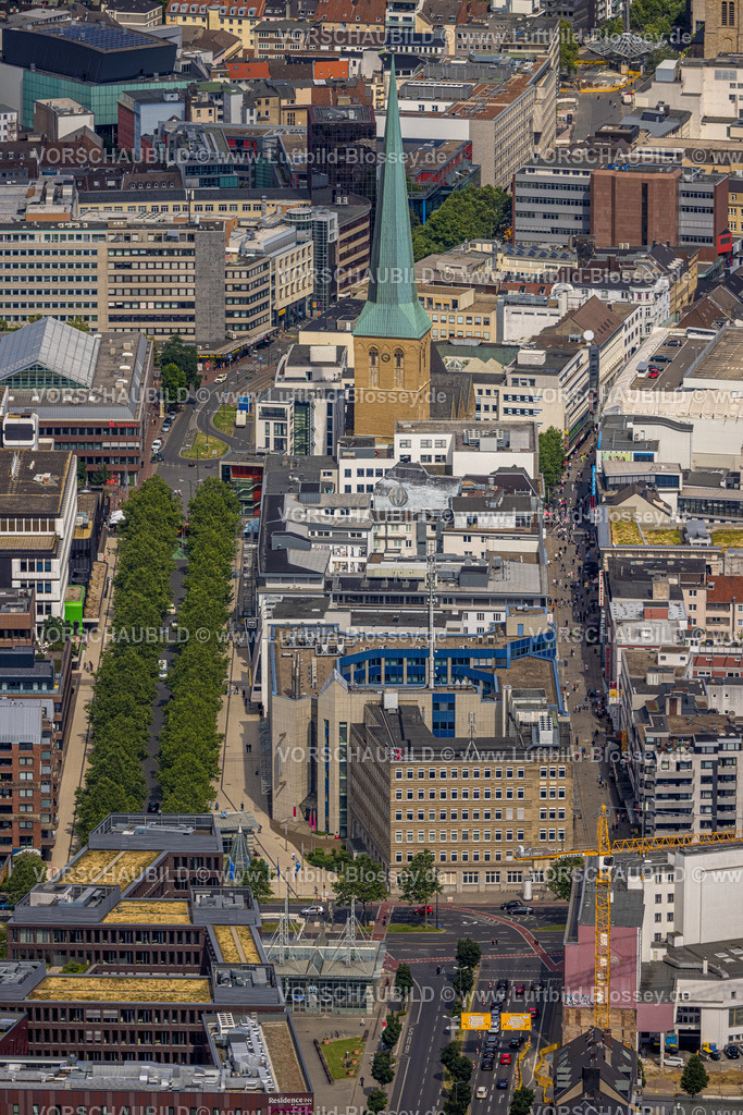 Dortmund230700429 | Luftbild, Innenstadt mit Petrikirche, City, Dortmund, Ruhrgebiet, Nordrhein-Westfalen, Deutschland