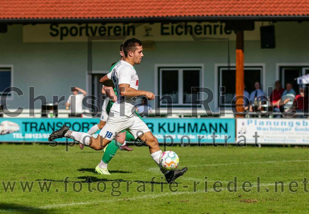 2023-09-10_029_SV_Eichenried_gegen_FC_Eitting | Eichenried, Deutschland, 10.09.2023:
Fußball, Kreisliga 2023 / 2024, 8. Spieltag, SV Eichenried gegen FC Eitting, Endergebnis: 1:2

Foto: Christian Riedel / fotografie-riedel.net