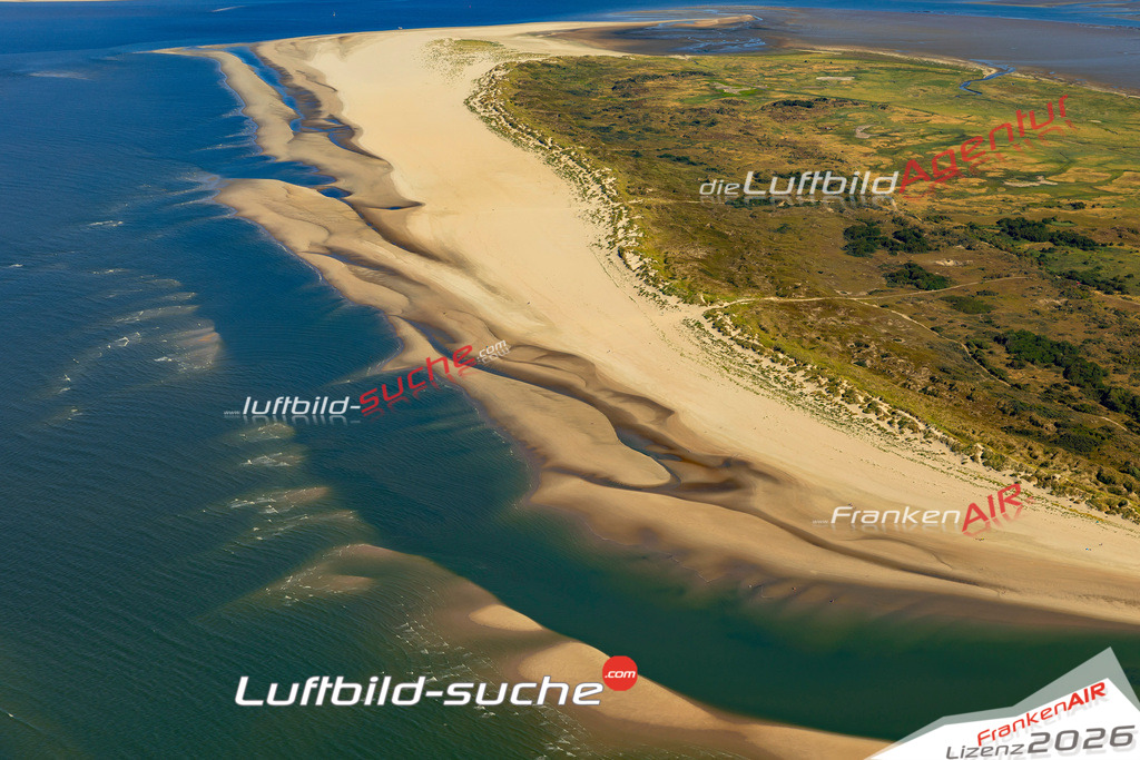 Aktuelles Luftbild von Ansicht mit Nordstrand Baltrum - Die Luftaufnahme wurde 2022 mittels UL-Flugzeug erstellt ( keine Drohne ) - hochauflösende Kamera-Systeme von  Canon -Beste Qualität - Für grossformatige Ausdrucke geeignet. Die Geschenkidee !