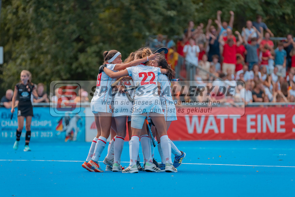HK_20230715_102762 | Euro Hockey WU18 SF2 Spain vs Germany Championship Girls & Boys am 15.7.2023 CHTC , Krefeld ,