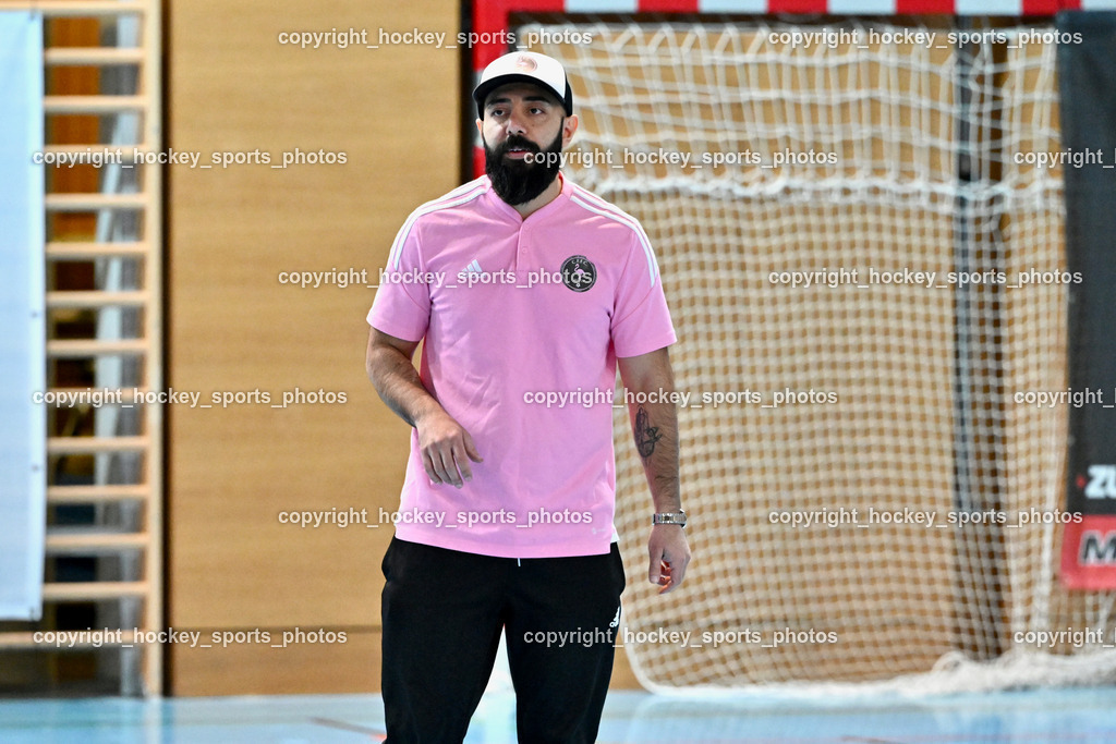 Carinthia Flamengo Futsal Club vs. FC Ljuti Krajisnici | Headcoach Carinthia Flamengo Ugur Koc, Carinthia Flamengo Futsal Club vs. FC Ljuti Krajisnici, Carinthia Flamengo Futsal Club vs. FC Ljuti Krajisnici am 05.01.2025 in Klagenfurt (Ballspielhalle Viktring), Austria, (Photo by Bernd Stefan)