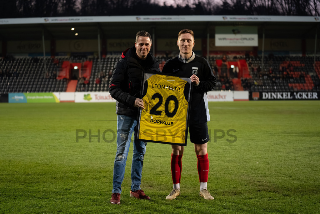 SG Sonnenhof Grossaspach vs. TSV Steinbach Haiger, Fussball, Regionalliga Suedwest, 25. Spieltag, 20.03.2026 | Leon Maier (SG Sonnenhof Großaspach, #20),SG Sonnenhof Grossaspach vs. TSV Steinbach Haiger, Fussball, Regionalliga Suedwest, 25. Spieltag, 20.03.2026Foto: photosbyphips/Philip Ziegler