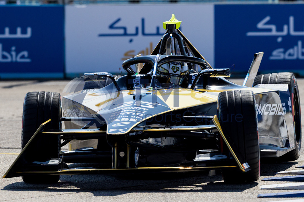GEPA-20230422-101-147-0089 | BERLIN,GERMANY,22.APR.23 - MOTORSPORTS, FORMEL E - E-Prix of Berlin, Berliner Tempelhof Airport Circuit, qualifying. Image shows Jean-Eric Vergne (FRA / Penske). 
Photo: GEPA pictures/ Matthias Trinkl