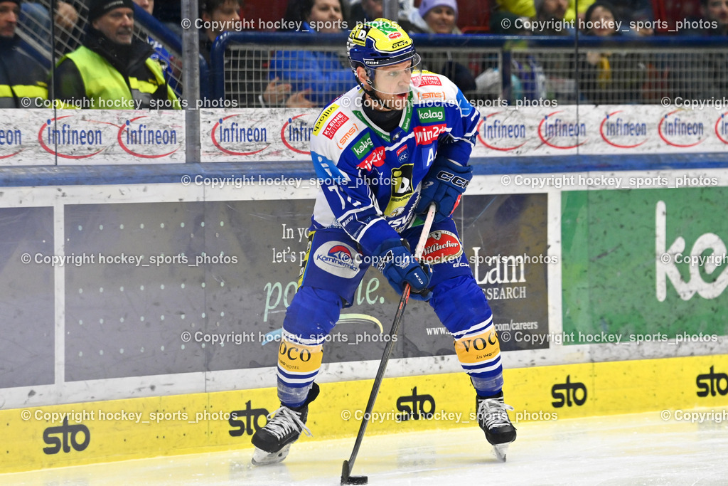EC IDM Wärmepumpen VSV vs. Steinbach Black Wings Linz | #72 John Hughes EC VSV, EC IDM Wärmepumpen VSV vs. Steinbach Black Wings Linz, EC IDM Wärmepumpen VSV vs. Steinbach Black Wings Linz am 23.01.2026 in Villach (Stadthalle Villach), Austria, (Photo by Bernd Stefan)