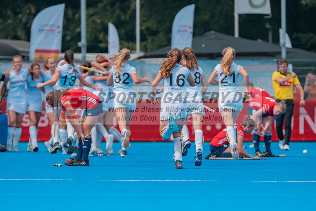 HK_20230715_102630 | Euro Hockey WU18 SF1 Belgium vs England Championship Girls &amp; Boys am 15.7.2023 CHTC , Krefeld ,