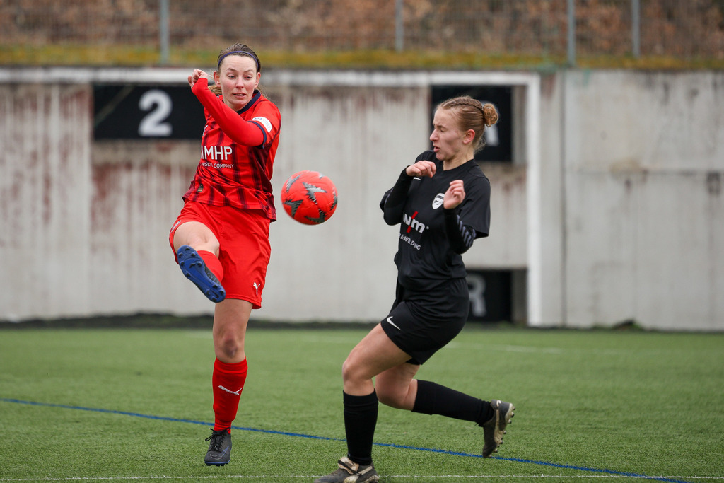 20260329-FCH-HS_013 | 1.FC Heidenheim 1846 II vs. SGM Hohenmemmingen/Sontheim, Fußball, Frauen, Bezirksliga, 2025/2026, 14. Spieltag, 29.03.2026 in Heidenheim, Kunstrasen b. Voith-Arena West(Foto: Michael Bulling) - Realisiert mit Pictrs.com