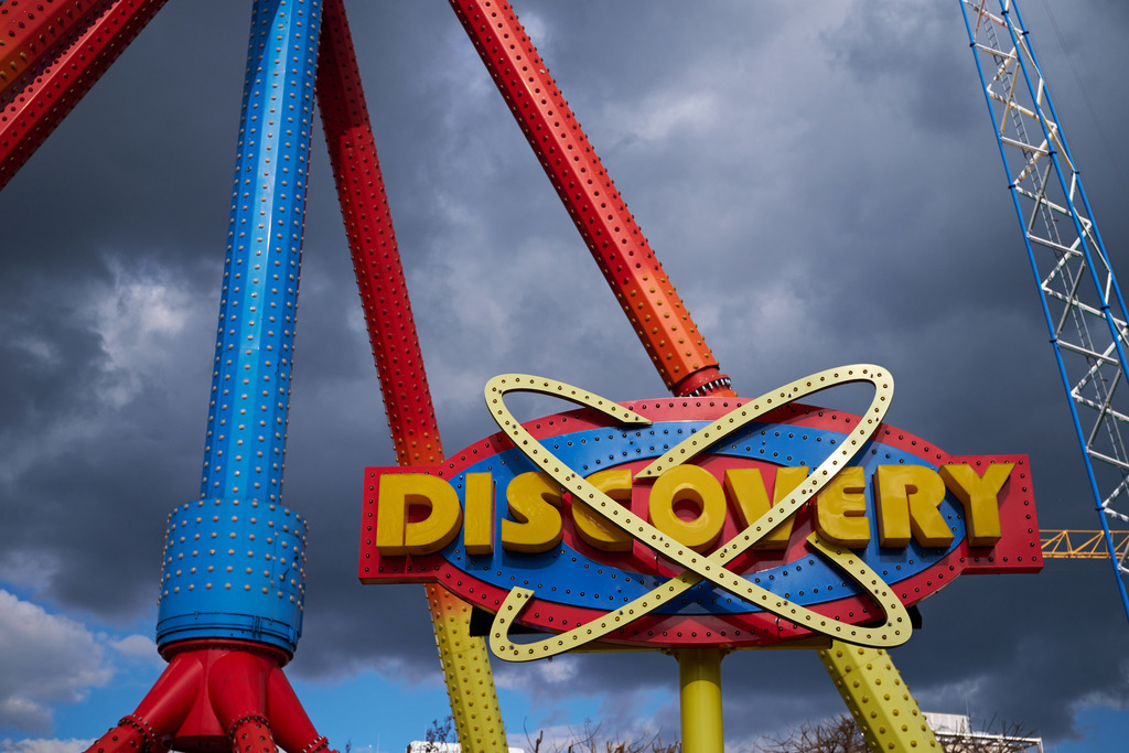 Discovery Revolution Schaukel im Prater | Wien, Austria - March 25, 2024: Discovery Revolution Schaukel im Prater. - Realisiert mit Pictrs.com