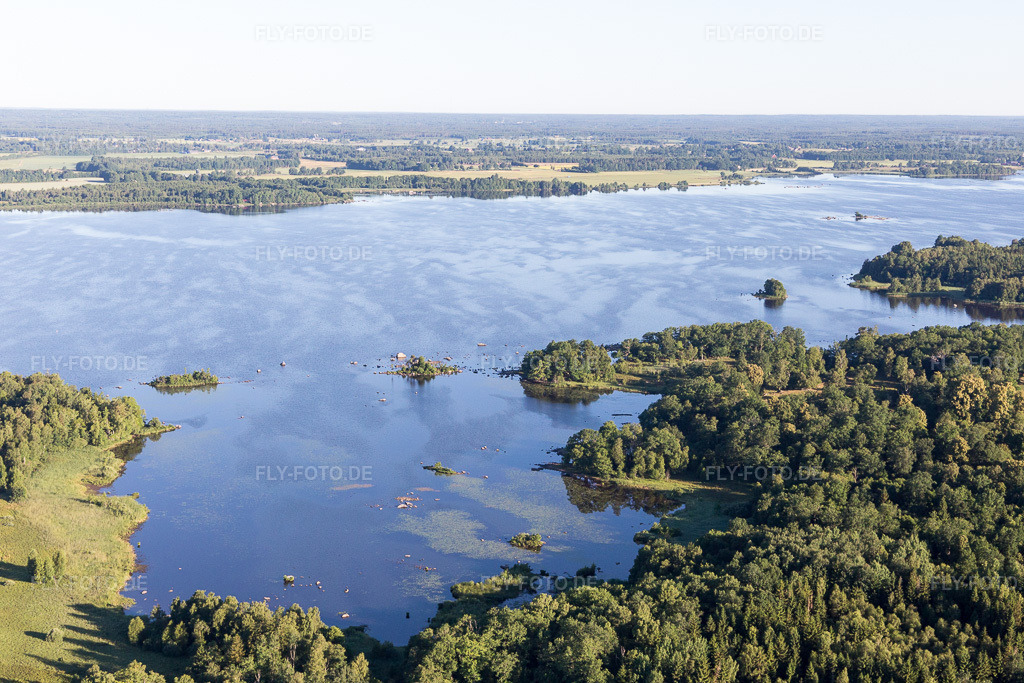Luftbild: Ortsansicht in Vrankunge im Bundesland Kronoberg in Schweden. Foto: IMG_108326.jpg vom 30.06.2018 durch Werner Riehm/FLY-FOTO.de