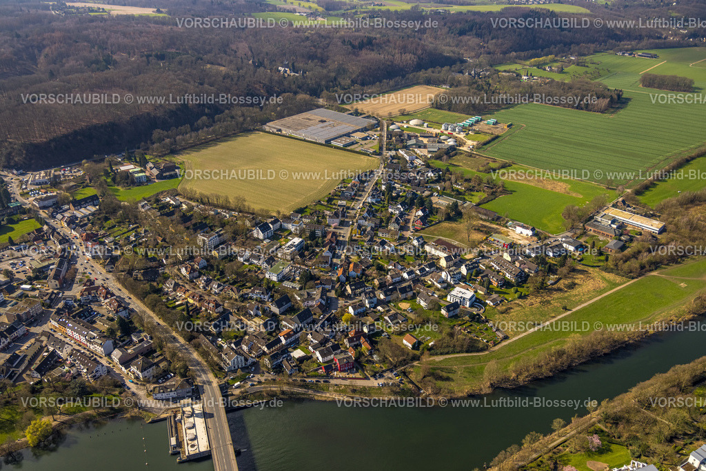 Essen240302337Kettwig | Luftbild, Wohngebiet Landsberger Straße Ortsteil Kettwig Vor Der Brücke, Karrenbergs Feld, Kettwig, Essen, Ruhrgebiet, Nordrhein-Westfalen, Deutschland