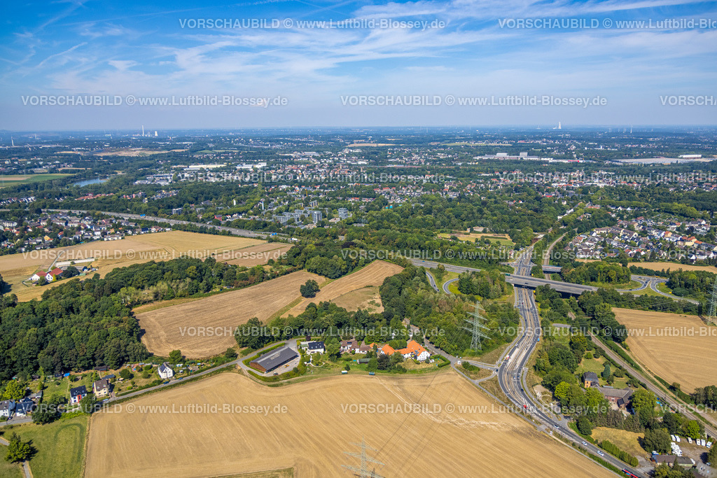 Witten220808665 | Luftbild, Hof Bockholt Hofladen, Ortsansicht Bochum-Langendreer, Papenholz, Witten, Ruhrgebiet, Nordrhein-Westfalen, Deutschland