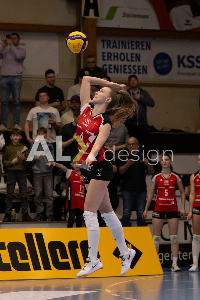 Volleyball I Frauen I Saison 2025-2026 I Volleyball NLA | Women I 1/4 Finals I VC Kanti Schaffhausen - BIWI Volleyball Franches-Montagnes I 21.02.2026 | 6 Nina Cavka (CH) (VC Kanti Schaffhausen) – Aussen - Realisiert mit Pictrs.com