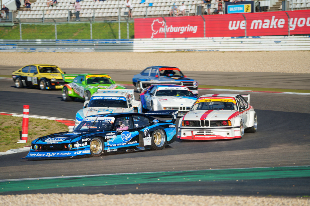 Belmot Oldtimer Grand Prix 2024 | 10.08.2024 Belmot Oldtimer Grand Prix 2024, Nürburgring,Deutschland, Bild: #30 Ronny Scheer im Ford Turbo Capri von Mücke Motorsport - Realisiert mit Pictrs.com