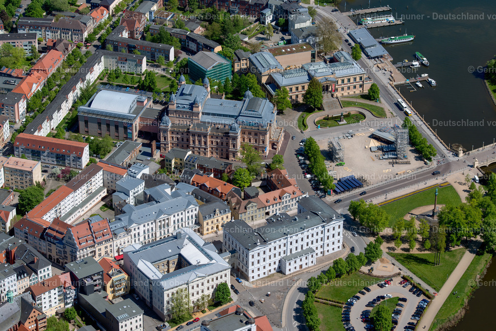 3801199 | Staatskanzlei,  Mecklenburgisches Staatstheater, Staatliches Museum, Schwerin