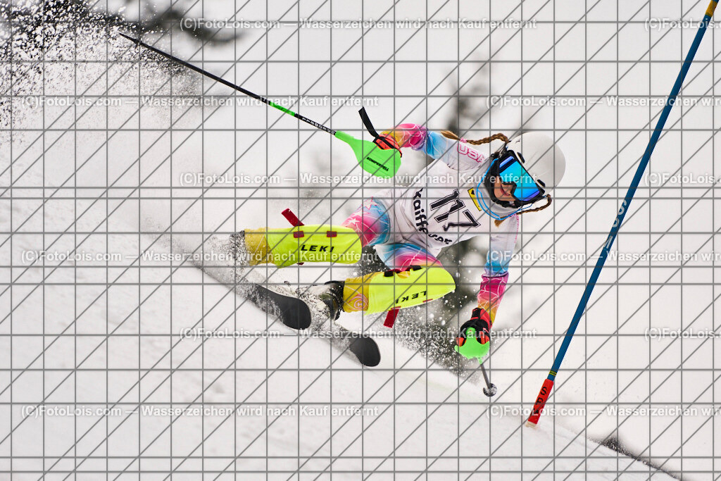 ALP4173_KinderCup-SL_STMK_Strallegg_Wallner Anika | Raiffeisen KINDERCUP Alpin, SLALOM auf der JogllandStreif in Strallegg am So 23. Februar 2025. Veranstaller: Steirischer Skiverband (5000). Skiunion Strallegg (5197).