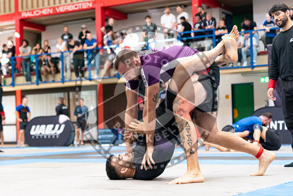 20230826PBB56806 | Fighters compete during the AJP INTLPRO BJJ and grappling competition in Hamburg, Germany, on August 26 2023.