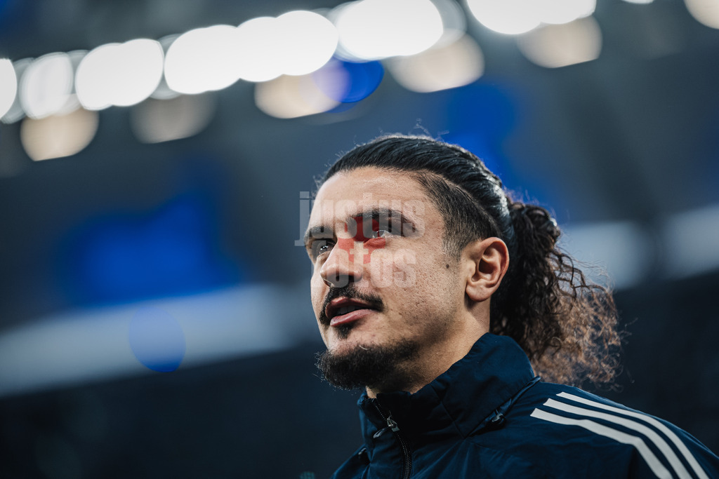 Fußball | Männer | Saison 2025/2026 | 1. Fußball-Bundesliga | 12. Spieltag | Hamburger SV vs. VfB Stuttgart | 30.11.2025 | Guilherme Ramos (#13, HSV) vor dem Spiel
