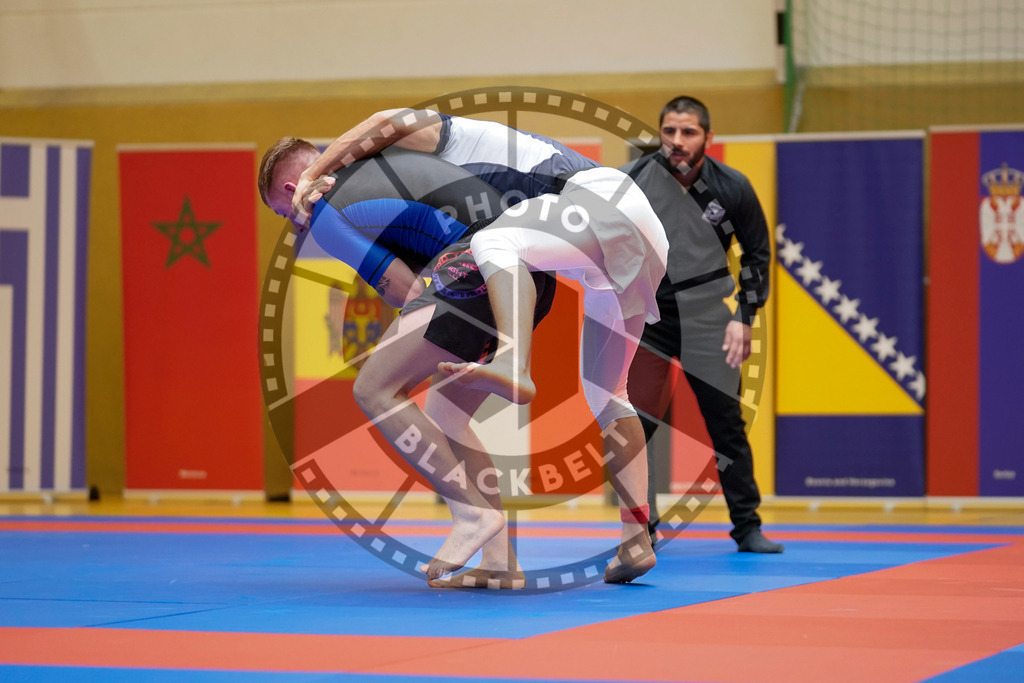 20240203PBB08812 | Fighters compete during the Brazilian Jiu-Jitsu Championship of the AJP Tour in Maintal by Frankfurt am Main, Germany, on February 2, 2024.