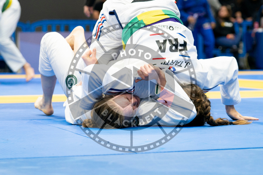 20240124PBB04448 | Fighters compete during the second day of the IBJJF European Championship in Paris, France, on January 24, 2024.