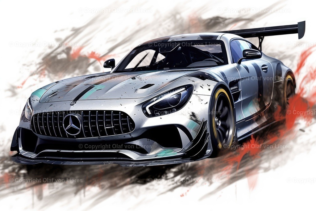 Mercedes GT Black Series | Mercedes GT Black Series in silber