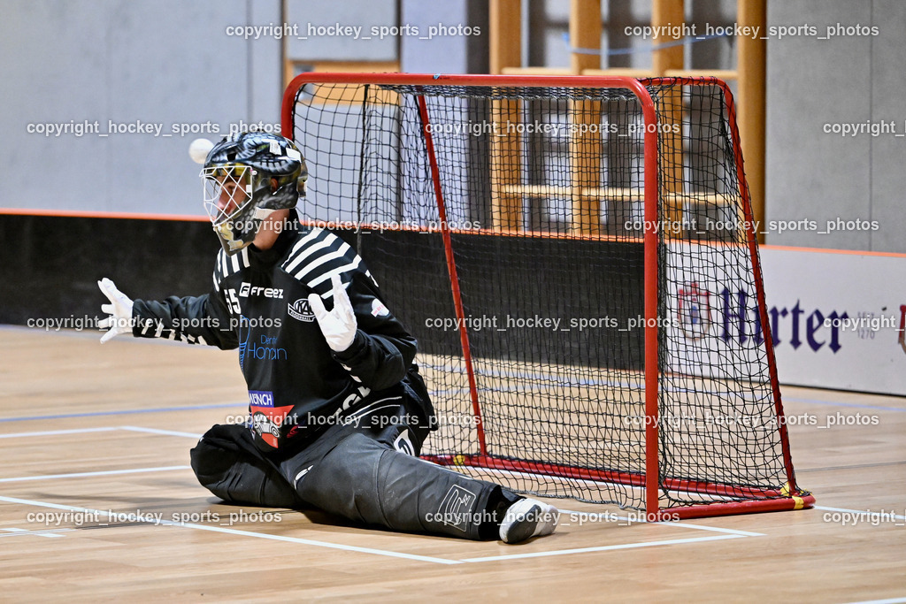 KAC Floorball vs. VSV Unihockey | #55 Maximilian Obereder KAC Floorball, KAC Floorball vs. VSV Unihockey, KAC Floorball vs. VSV Unihockey am 21.03.2026 in Klagenfurt (Ballspielhalle Waidmannsdorf), Austria, (Photo by Bernd Stefan)