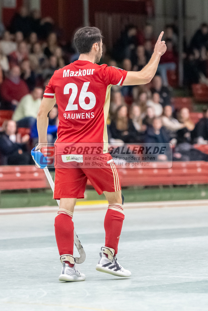 SFE_20230114_0047 | 1. Bundesliga Hockey Herren Rot-Weiss Köln - Uhlenhorst Mülheim am 14.01.2023 in Köln (KTHC Stadion Rot-Weiss Köln Tennis and Hockey Club), Photo: Stephan Fehrmann 2022 (Sports-Gallery),Elian Mazkour ( Rot-Weiss Köln #26 )