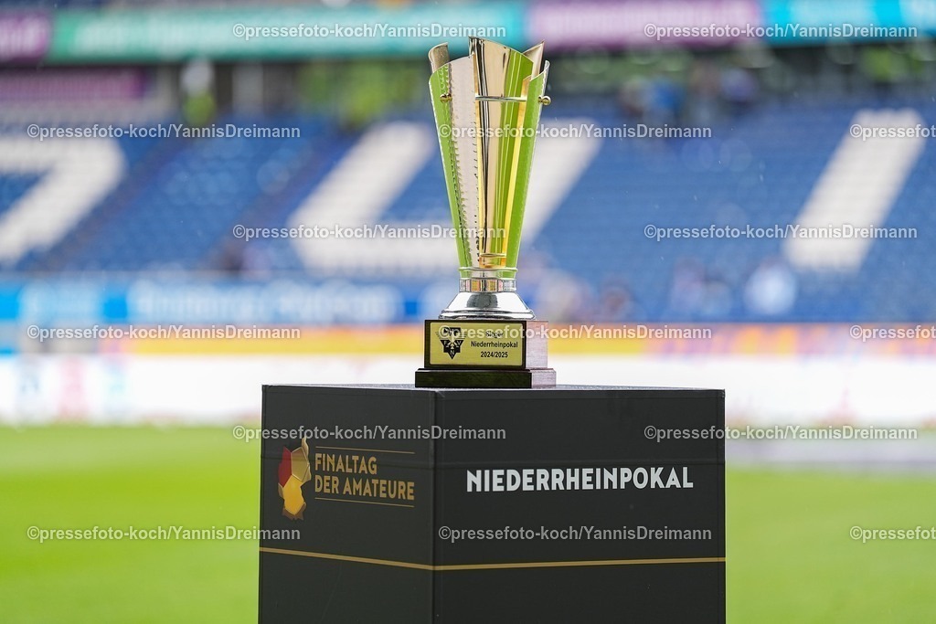 xYDR24052501069 | 24.05.2025, xydrx, Fußball, Finaltag der Amateure, Finale Niederrheinpokal, MSV Duisburg - Rot-Weiss Essen, Schauinsland-Reisen Arena: Niederrhein Pokal, Feature, Symbolbild,