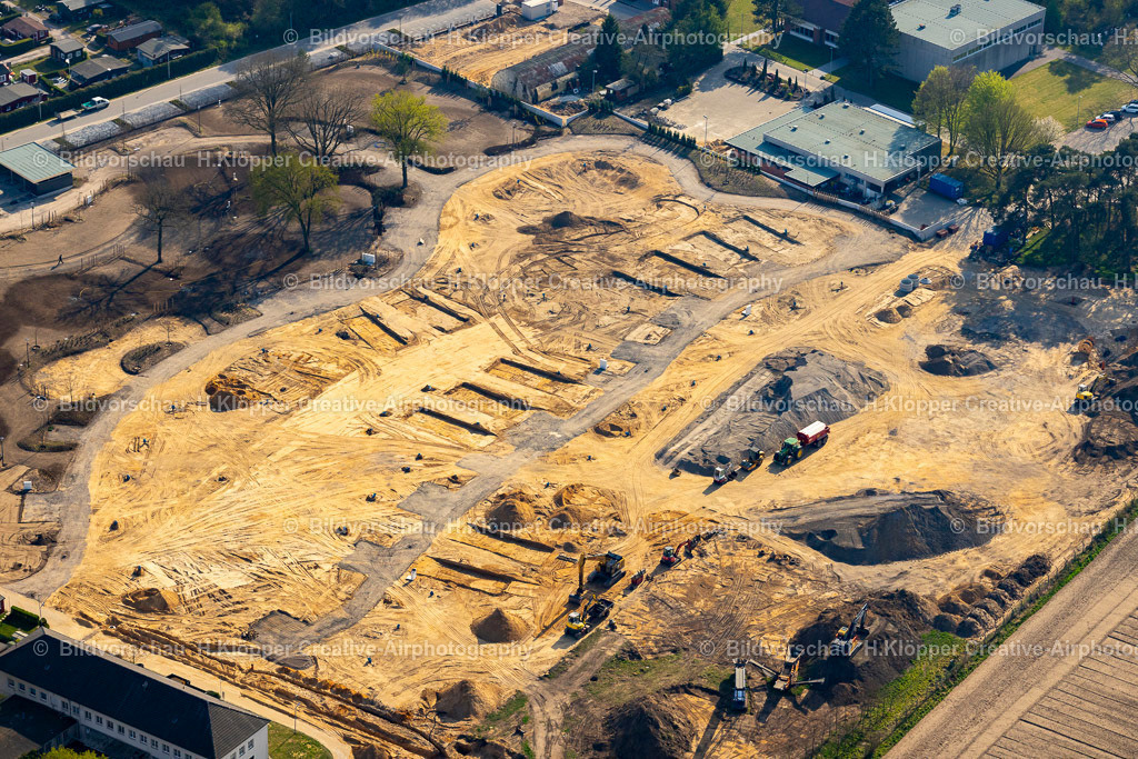 Luftbilder Brüggen-9985 | Luftaufnahme Baustelle der Ferienhaus Anlage " Heide Camp Resort " in Brüggen im Bundesland Nordrhein-Westfalen - Realisiert mit Pictrs.com