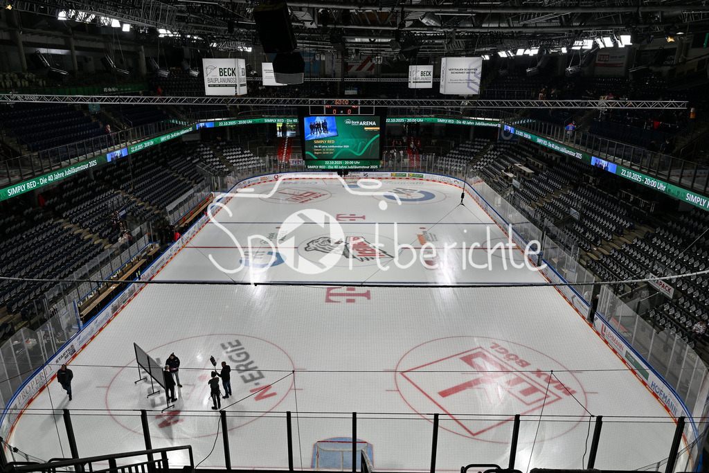 Nürnberg Ice Tigers - Augsburger Panther | Die Ice Tigers empfangen heute zum DEL Auftakt die Augsburger Panther in der Arena / Symbolbild / DEL: Nürnberg Ice Tigers - Augsburger Panther; PSD Bank Nürnberg ARENA am 12.09.2025