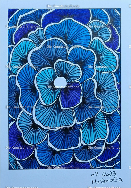 The ArtCreator-122740 | Kunstdruck von handgemalter Postkarte. | Art print from hand painted postcard. - Realisiert mit Pictrs.com