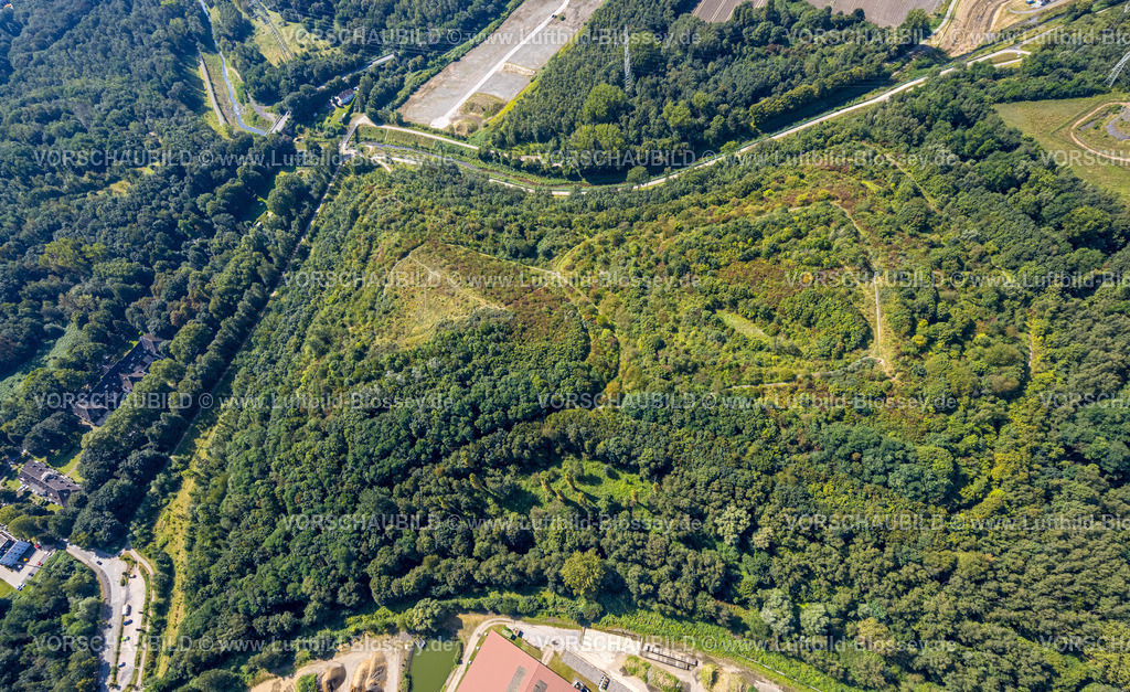 Gladbeck240806992 | Luftbild, Halde Heringstraße Waldgebiet, Brauck, Gladbeck, Ruhrgebiet, Nordrhein-Westfalen, Deutschland