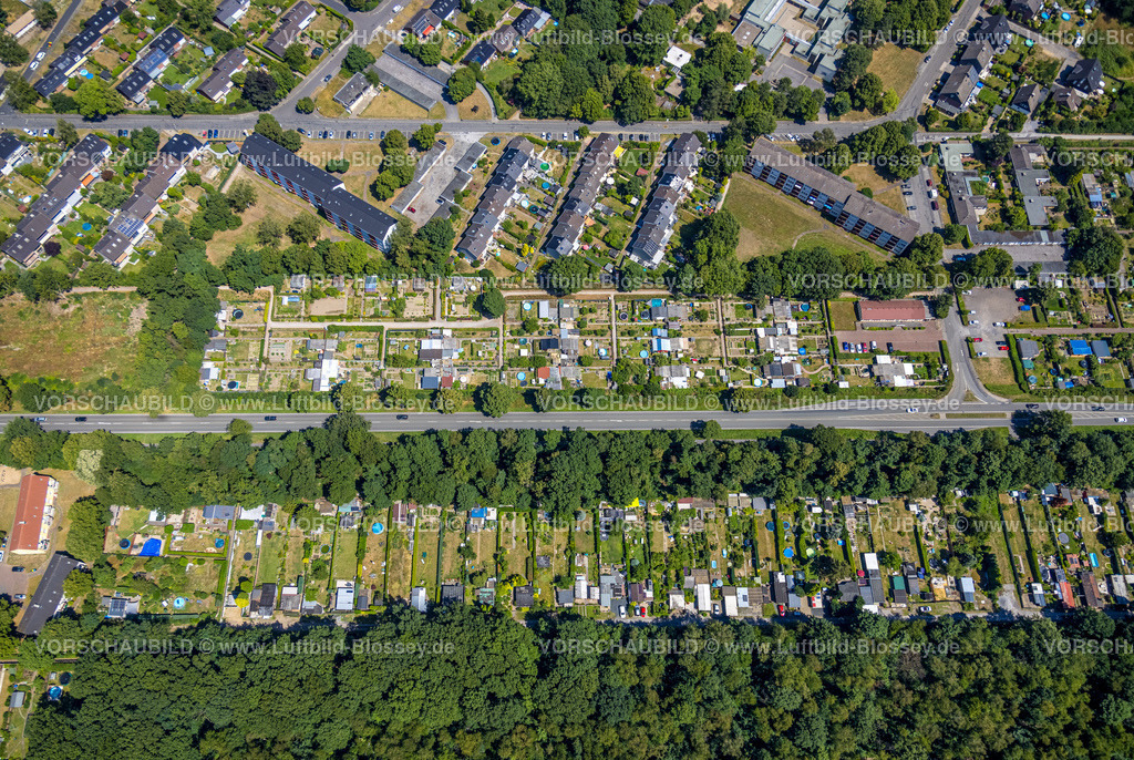 Voerde220702771 | Luftbild, Kleingartenverein Tannenbusch, Friedrichsfeld, Voerde, Ruhrgebiet, Nordrhein-Westfalen, Deutschland