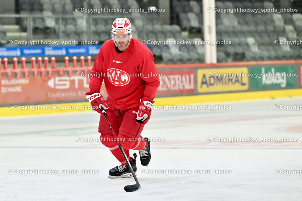 EC KAC Trainingsstart | Jordan Murray, EC KAC Neuzugang, EC KAC Trainingsstart, EC KAC Trainingsstart am 06.08.2025 in Klagenfurt (Heidi Horten Eishalle ), Austria, (Photo by Bernd Stefan)