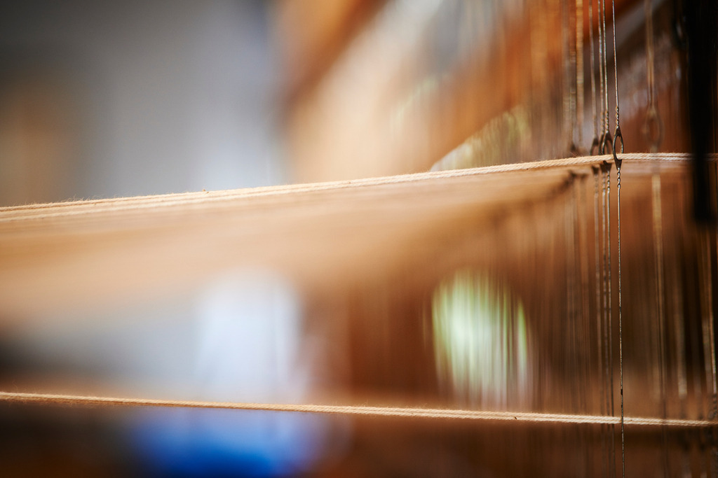 Wollschmiedn | Gars am Kamp, Austria - October 17, 2015: Wollschmiedn; handgewebte Schafwollteppiche von Barbara Schmidt. - Realisiert mit Pictrs.com