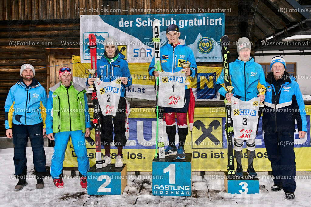 ALP3870_NWC-RTL_Hochkar_Siegerehrung_S16m | (C)FotoLois.com, Alois Spandl, NÖ RAIKA Club-Nachwuchscup_Giant Slalom am Hochkar/Draxlerloch, So 15. Jänner 2023.