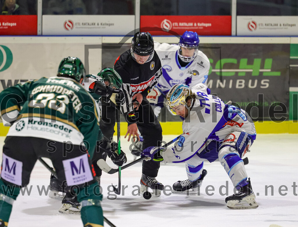 2026-01-23_108_TSV_Erding_gegen_SC_Riessersee | Erding, Deutschland, 23.01.2026:Eishockey, Oberliga Süd 2025 / 2026, 40. Spieltag, TSV Erding gegen SC Riessersee, Endergebnis: 6:5 n.V.Parker Colley (SC Riessersee, #70)Foto: Christian Riedel / fotografie-riedel.net