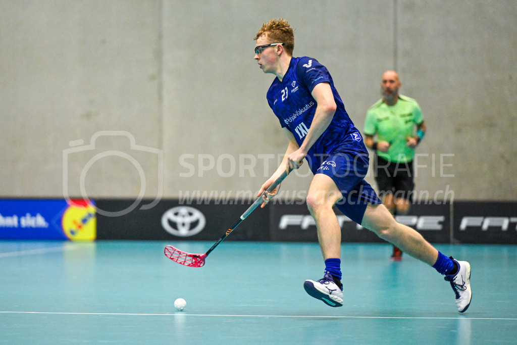 Switzerland U19 vs Finland U19 - 3. February 2024 | Switzerland U19 vs Finland U19
U19 Men International Matches in Switzerland
GoEasy Arena, Siggenthal Station
Finland defender #23 Jami Markkanen.
Credit: Markus Aeschimann | <a href="https://www.markus-aeschimann.ch">Sportfotografie Markus Aeschimann</a> | <a href="https://www.instagram.com/sportfotografie.aeschimann">@sportfotografie.aeschimann</a> - Realisiert mit Pictrs.com
