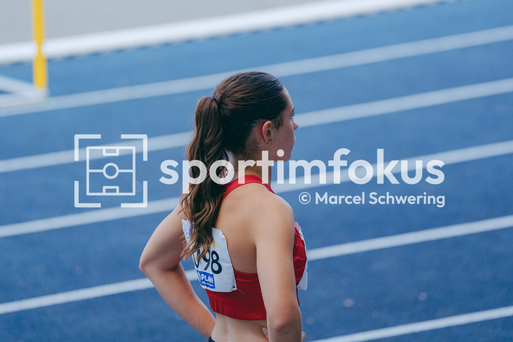 Deutsche Meisterschaften U20 / U16 2026 | Lotta Götz, LG Rhein-Wied, 1098, 400 Meter Hürden, Finale, Deutsche Meisterschaften der U20 &amp; U16 2026, Lohrheidestadion Bochum-Wattenscheid, 12.07.2026. Foto: Marcel Schwering / sportimfokus - Realisiert mit Pictrs.com