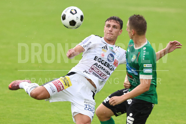 Friendly Match: SC Weiz vs TSV Hartberg in Weiz | Weiz, AUSTRIA, 01.JUL.26 - SOCCER - ADMIRAL Bundesliga, SC Weiz vs TSV Hartberg, test match. The image shows Lukas Fridrikas (Hartberg).