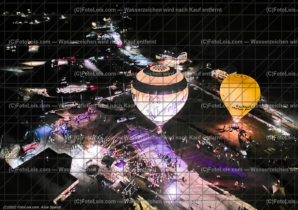 0332_Luftbild_Nacht der Ballone_Lackenhof | (C)FotoLois.com, Alois Spandl, Luftbild, 'Nacht der Ballone' des Ballonclub ÖTSCHERLAND in Lackenhof/Weitental, gemeinsame Veranstaltung mit Tourismusverband ÖTSCHER, Mi 28. Dezember 2022.