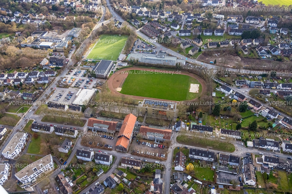 Hattingen251200442 | Luftbild, Althoffstadion Fußballstadion TuS Blankenstein mit Sporthalle Welper, Gesamtschule Hattingen-Welper, Welper, Hattingen, Ruhrgebiet, Nordrhein-Westfalen, Deutschland