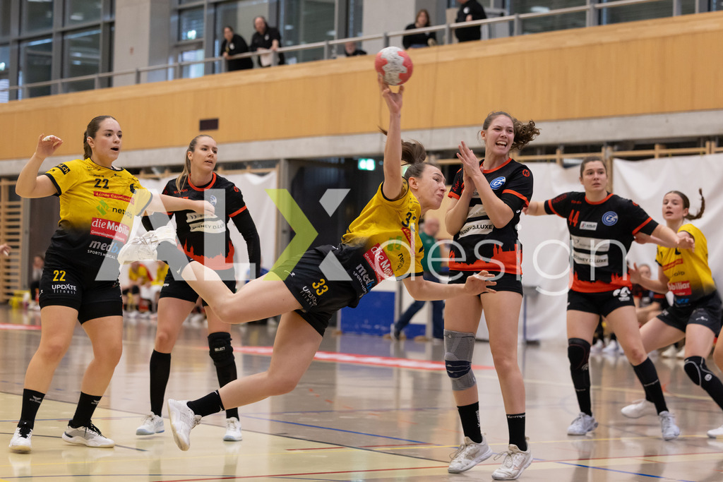 Handball I Frauen I Saison 2025-2026 I Handball Swiss Premium League 1 | Women I Round 5 I  Yellow Winterthur - GC Amicitia Zürich I 15.03.2026 | 33 Aleksandra Abramowicz (PL) (Yellow Winterthur) – Kreis - Realisiert mit Pictrs.com