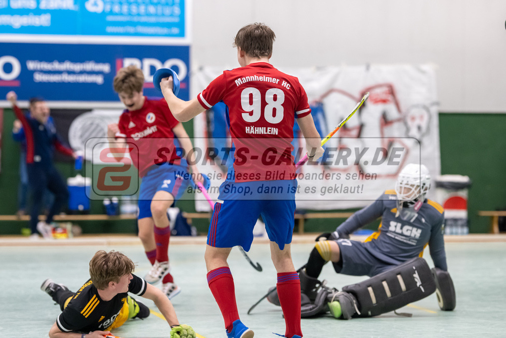 SFE_20230305_0032 | Deutsche Meisterschaft Männliche U16 Halle 2023 am 05.03.2023 in Köln (KTHC Stadion Rot-Weiss Köln Tennis and Hockey Club), Photo: Stephan Fehrmann 2022 (Sports-Gallery)