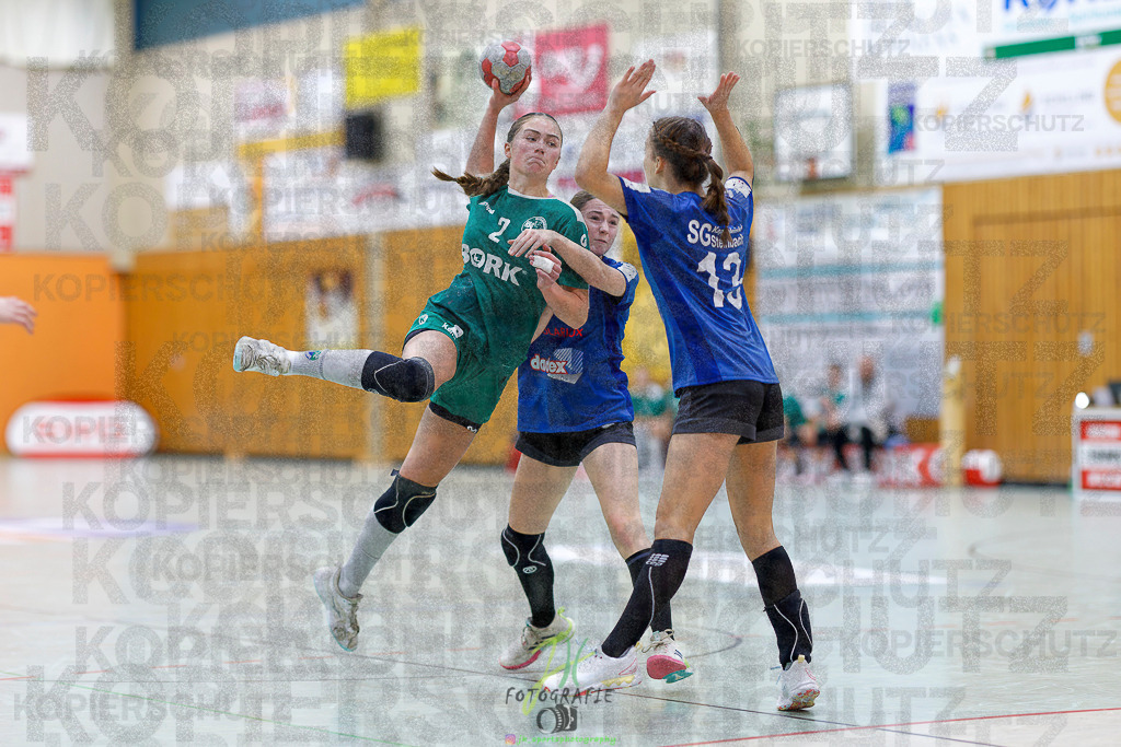 Jugenbundesliga wJB; HSG Kleenheim/Langgöns - SG Kappelwindeck/Steinbach | Jugenbundesliga wJB; HSG Kleenheim/Langgöns - SG Kappelwindeck/Steinbach am 23.11.2025 in Oberkleen (Weidig-Halle)Photo © 2025 - Jörg Heinrich - Realisiert mit Pictrs.com