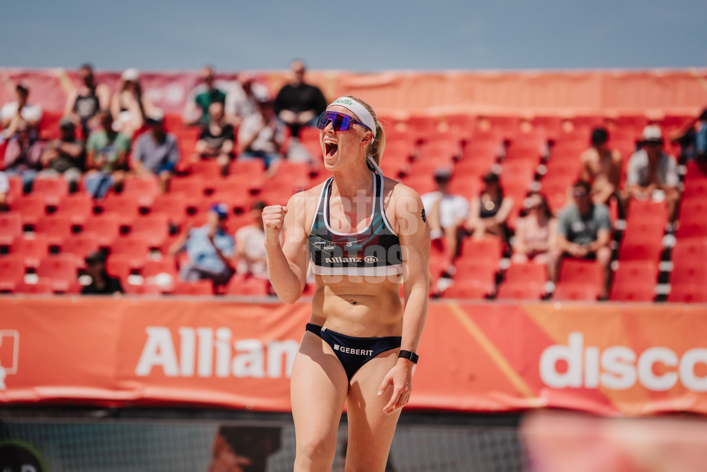 Beachvolleyball | Frauen | Allianz German Beach Tour 2025 | Tourstop Bremen | 13.06.2025 | Anna Behlen jubelt