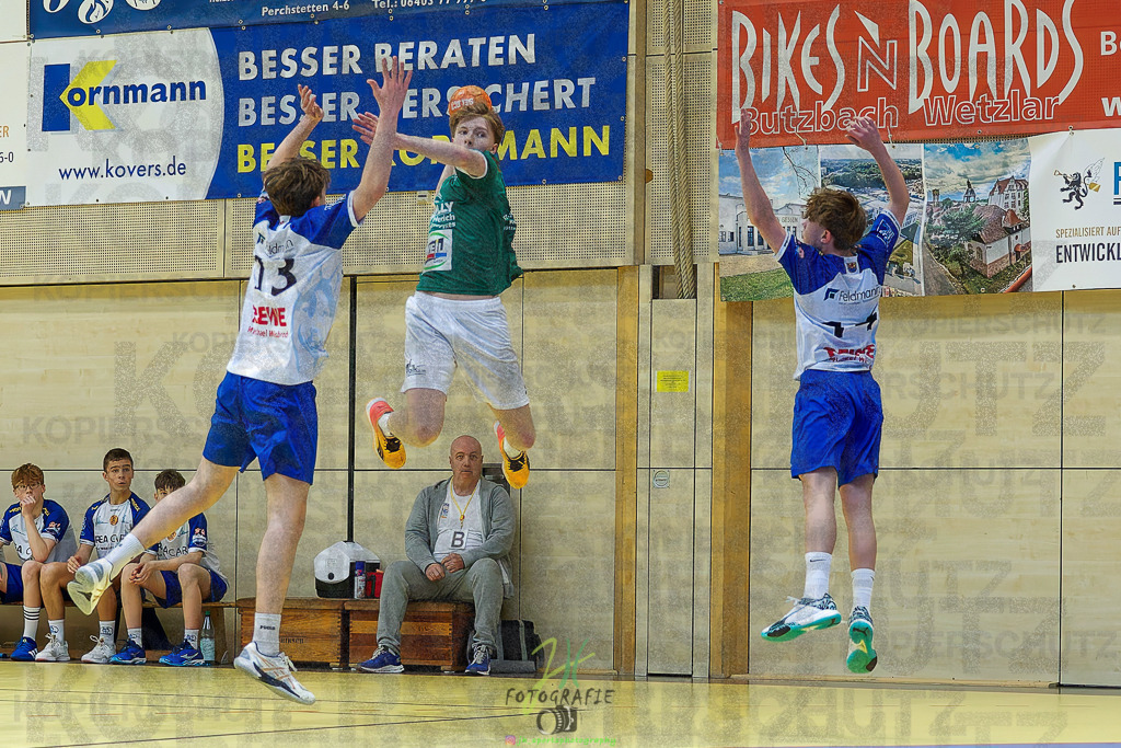 mJC-Regionalliga, Halbfinale Hessenmeisterschaft; HSG Dutenhofen/Münchholzhausen - TSV Pfungstadt | mJC-Regionalliga, Halbfinale Hessenmeisterschaft; HSG Dutenhofen/Münchholzhausen - TSV Pfungstadt am 15.03.2025 in Münchholzhausen (Sporthalle Münchholzhausen)Photo © 2025 - Jörg Heinrich - Realisiert mit Pictrs.com