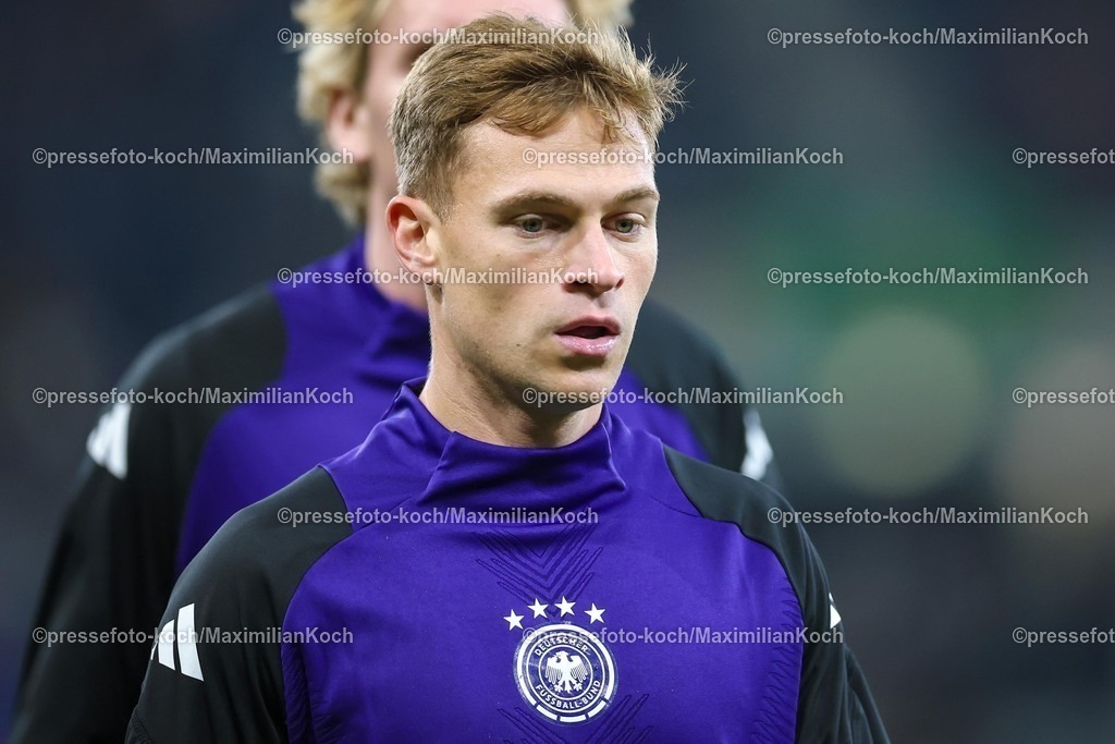 DFB10102502018 | 10.10.2025, Fußball, Länderspiel, Deutschland - Luxemburg, UEFA WM-Qualifikation, 2025/2026, Gruppe A, PreZero Arena in Sinsheim: Joshua Kimmich (GER #06) DFB regulations prohibit any use of photographs as image sequences and or quasi-video.