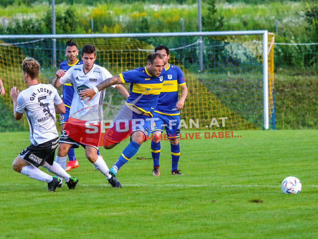 DSG Ferlach - ASKÖ St. Michael/Bleiburg Unterliga Ost 1. Runde | DSG Ferlach - ASKÖ St. Michael/Bleiburg am 29.07.2023 in Ferlach
(Sportplatz Unterbergen), Austria, (Photo by Ernst Krawagner sport-fan.at) - Realisiert mit Pictrs.com