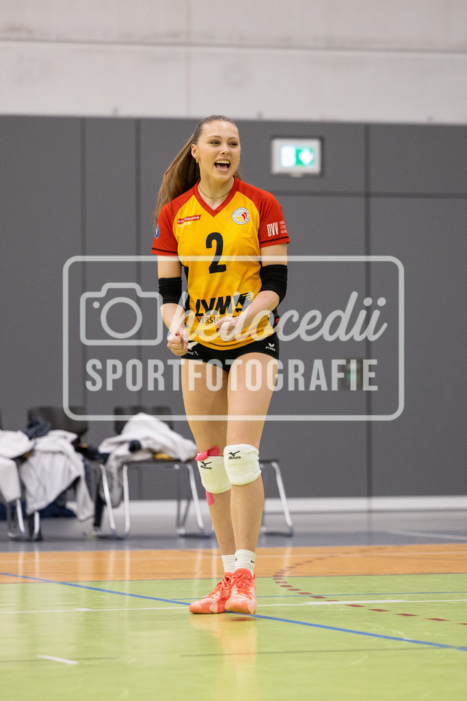 Volleyball I Frauen I Saison 2025-2026 I 2. Bundesliga Nord I 15. Spieltag I VCO Münster - VC Osnabrück I 25.01.2026-101 | Lisa Günther (2, VCO Münster) - Realisiert mit Pictrs.com